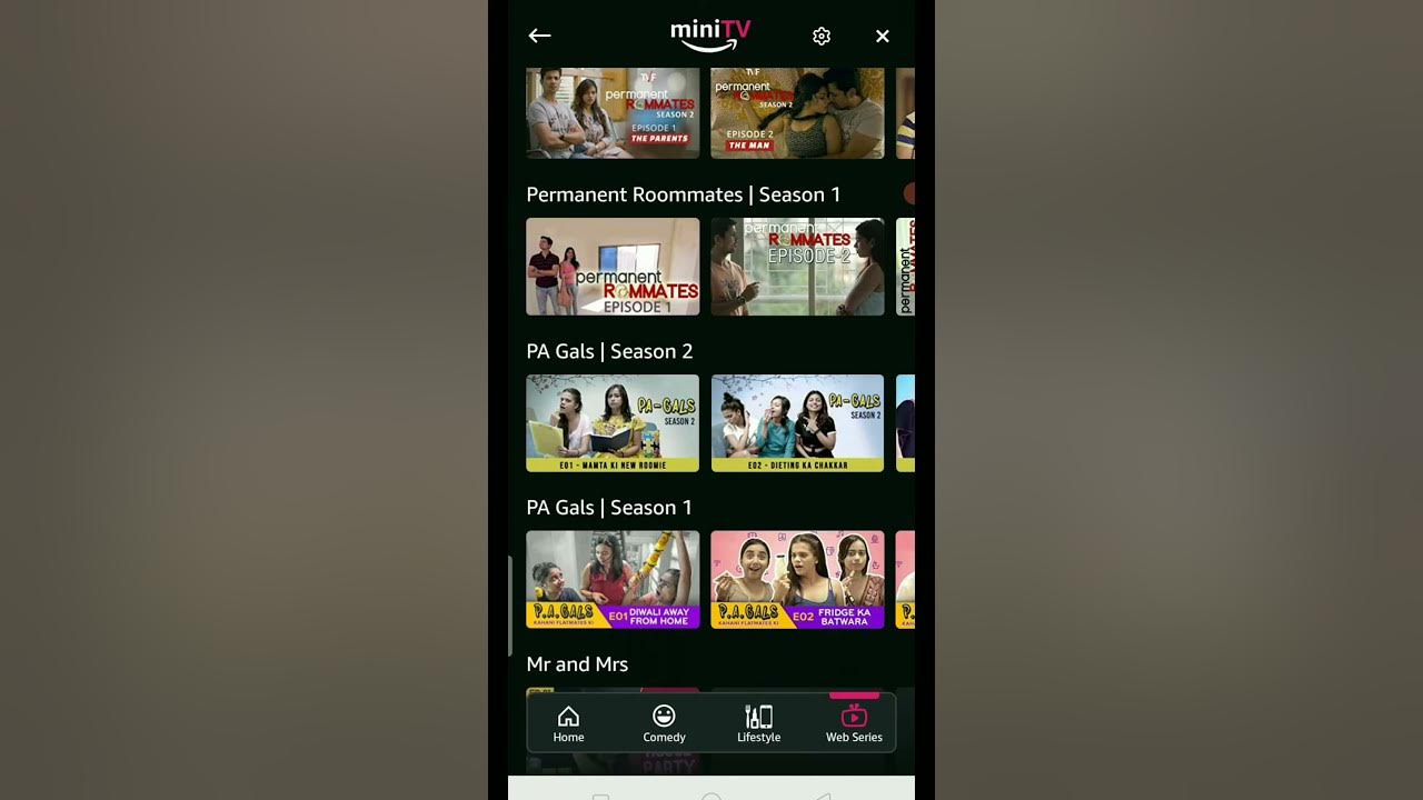 How to download Amazon mini TV & watch free  series without