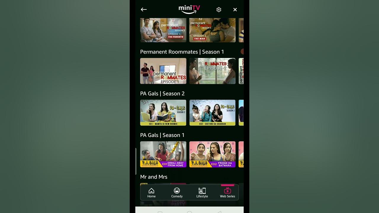 How to download Amazon mini TV & watch free  series without