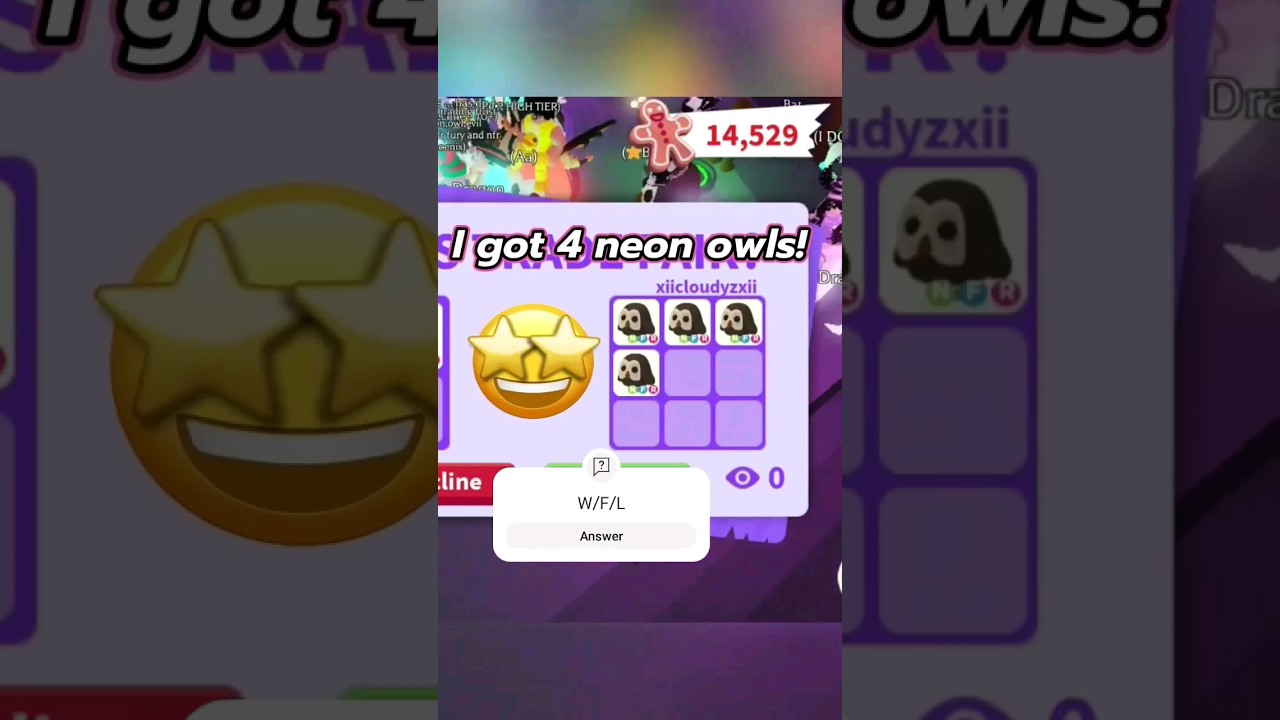 I GOT 4 NEON OWLS! 