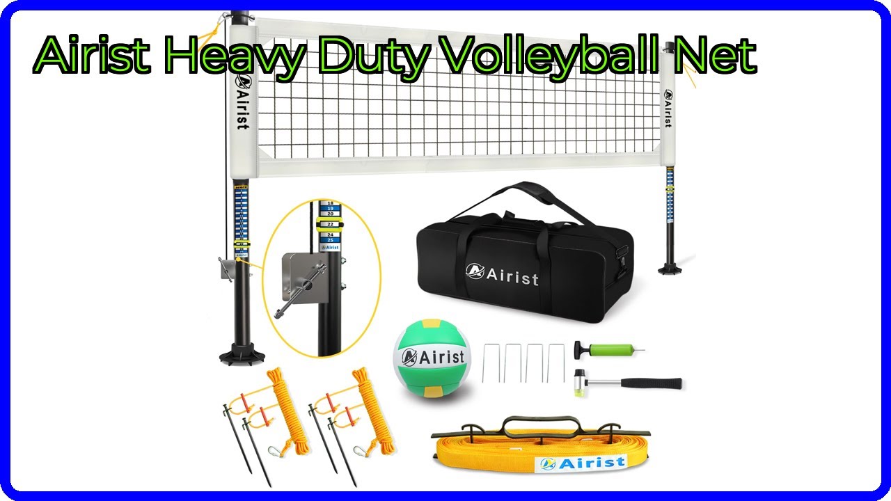 REVIEW (2026): Airist Heavy Duty Volleyball Net. ESSENTIAL details.