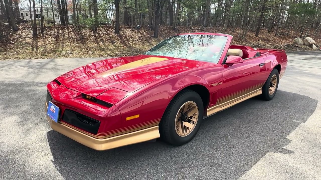 Pontiac Firebird Trans Am Кабриолет 1984 года
