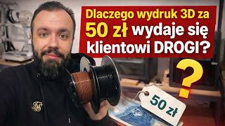 Dlaczego Wydruk 3D Za 50 Zł Wydaje Się Klientowi Drogi?