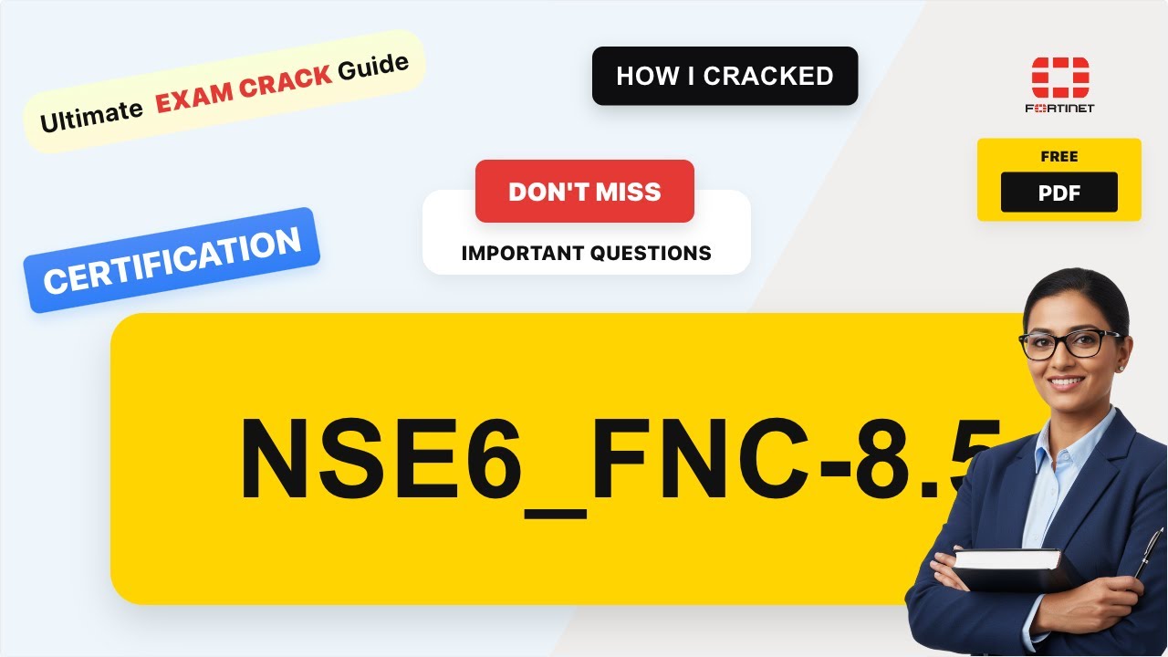 Crack the FORTINET : Fortinet NSE 6 - FortiNAC 8.5 2026 Real Exam Questions