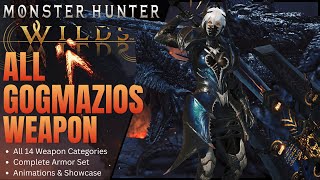 MONSTER HUNTER WILDS - All Gogmazios Weapons Showcase | 4K
