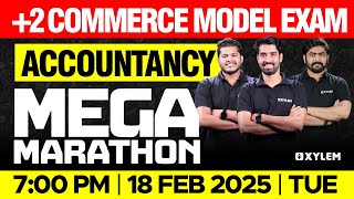 Plus Two Commerce - Accountancy | Model Exam - Mega Marathon | Xylem Plus Two Commerce