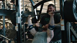 UK Trip - Part 2 - 5 Plate Shoulder Press With Gym Reaper