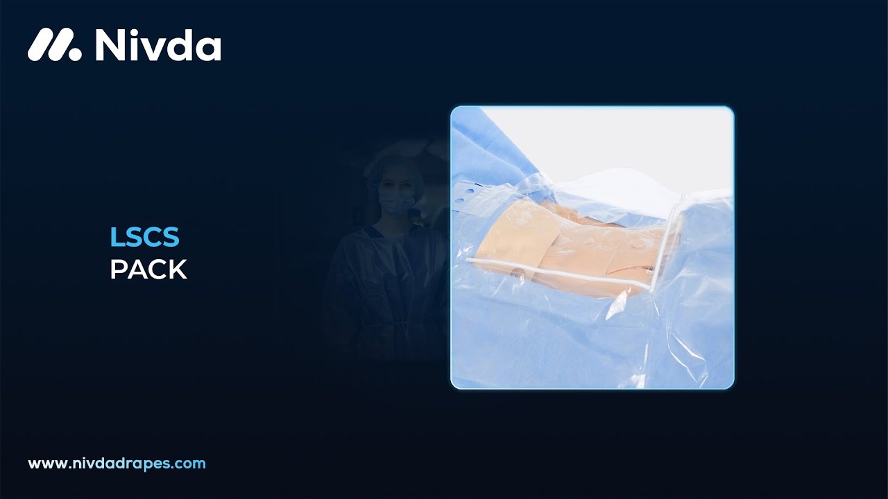 Nivda LSCS Pack | Cesarean Pack | C-Section Drape Pack | LSCS Drape Kit | Maternity Surgical Pack
