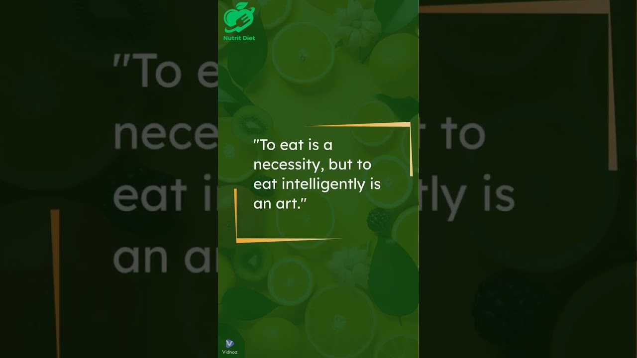 Your Daily Nutrition Diet Quotes 