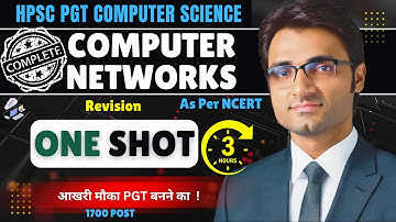 Complete Computer Networks | One Shot Video | NCERT | HPSC PGT COMPUTER SCIENCE | Data Mining Hub