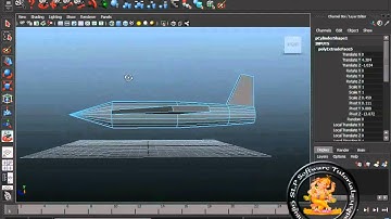 Modeling Airplane Part 1   Maya