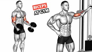 Bigger Biceps Workout At The Gym | Bicep Exercises At Gym | Arm Day Workout