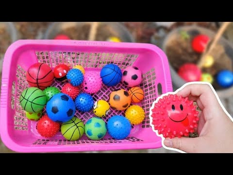 Fun Activity: Searching for Colorful Little Balls in a Pot