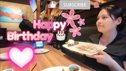 Así celebré mi cumpleaños