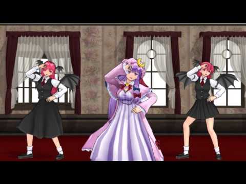 【MMD】紅魔館メンバー七人にヒビカセを踊ってもらった