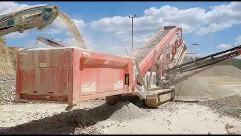 Sandvik QA 450 three deck screen for sale (crushing/quarry)