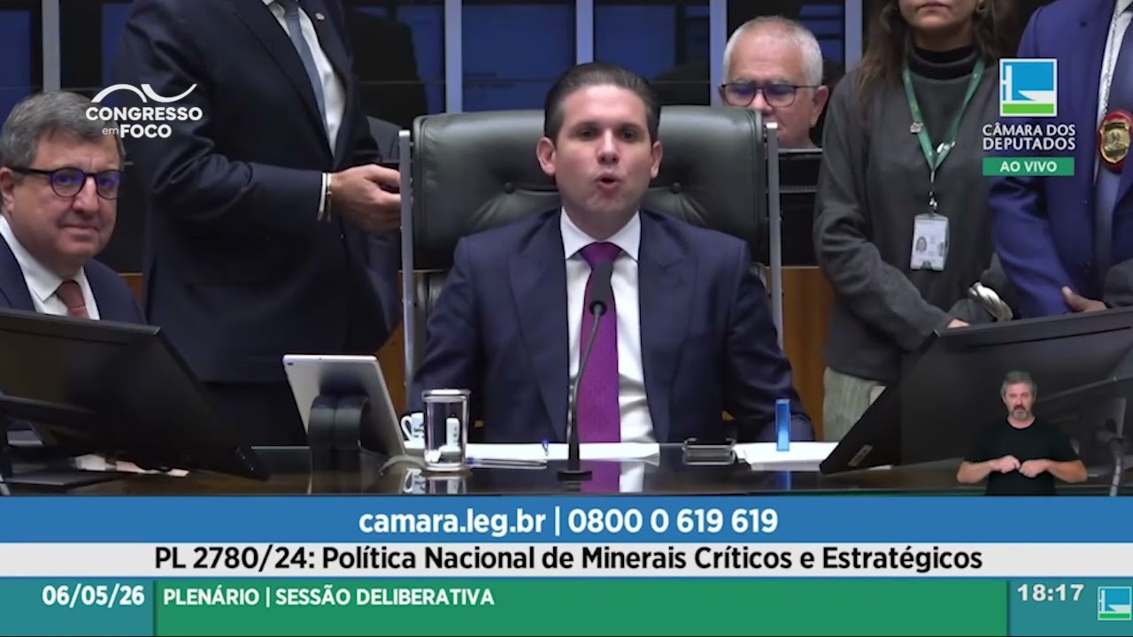 Minérios críticos terão importância do petróleo, diz presidente Hugo Motta