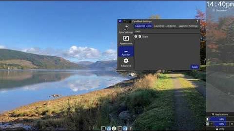 FyneDesk demo - v0.1.1