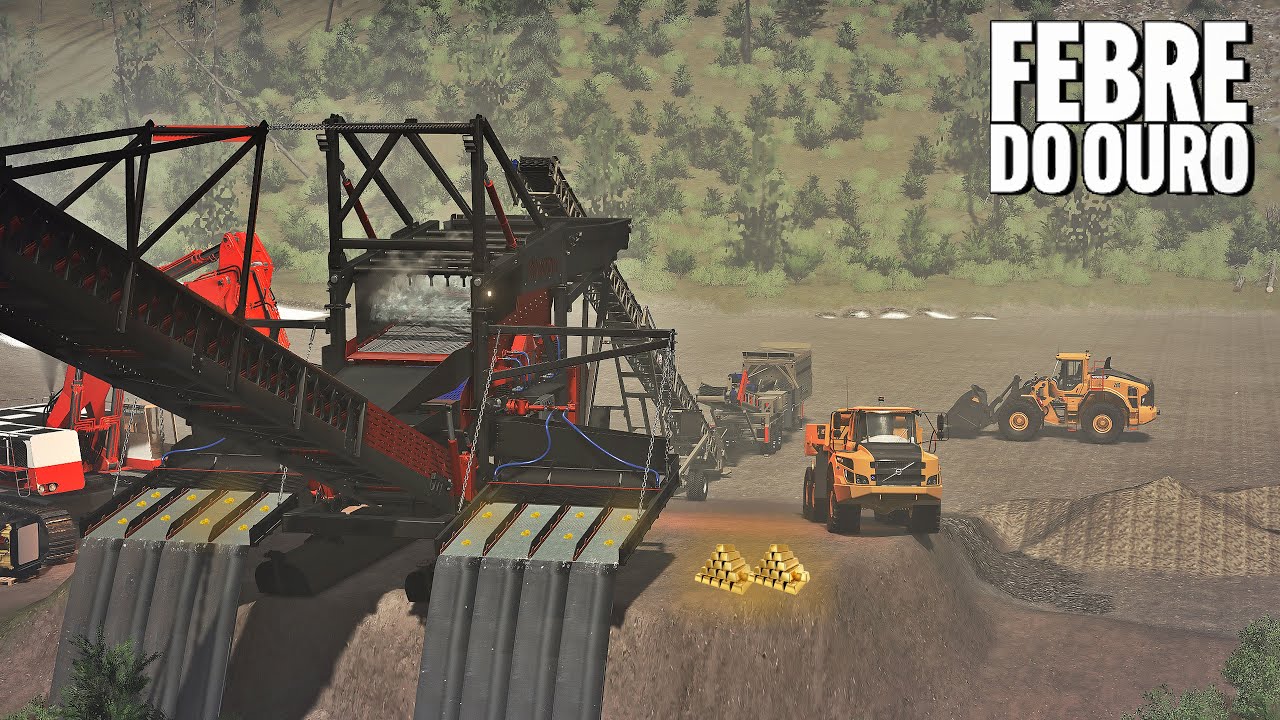 Farming simulator 25 | Montei uma mina de ouro com 4,6 milhões de dólares