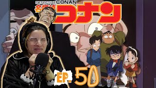 Detective Conan (Case Closed) Episode 50 | Library Murder Case | Reaction!