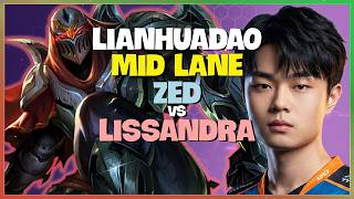 LianHuaDao Zed : His DEVASTATING Combo WRECKS Lissandra in Master