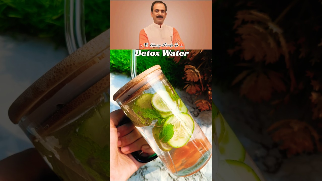 Acharya Manish Ji Shares His SECRET Alkaline Detox Water Recipe!🥛🍋