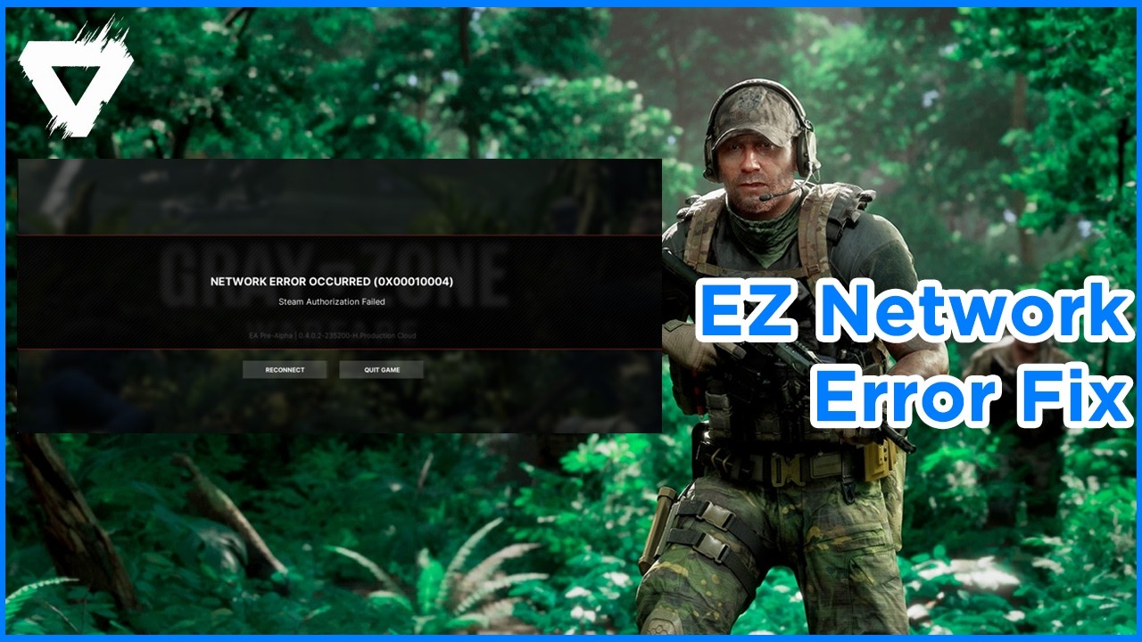 Gray Zone Warfare Network Error Fix - YouTube