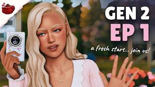 I'm starting fresh in Sims 4 Hot Tea Legacy Challenge🩺 | Gen 2 Episode 1