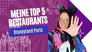 🌭Disneyland Paris - Top 5 Restaurants! Where are the best places to eat?!?
