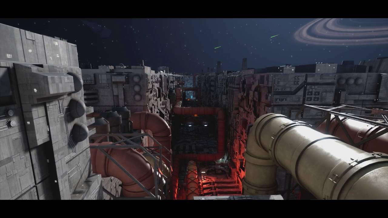 Star Wars Battlefront Death Star DLC footage