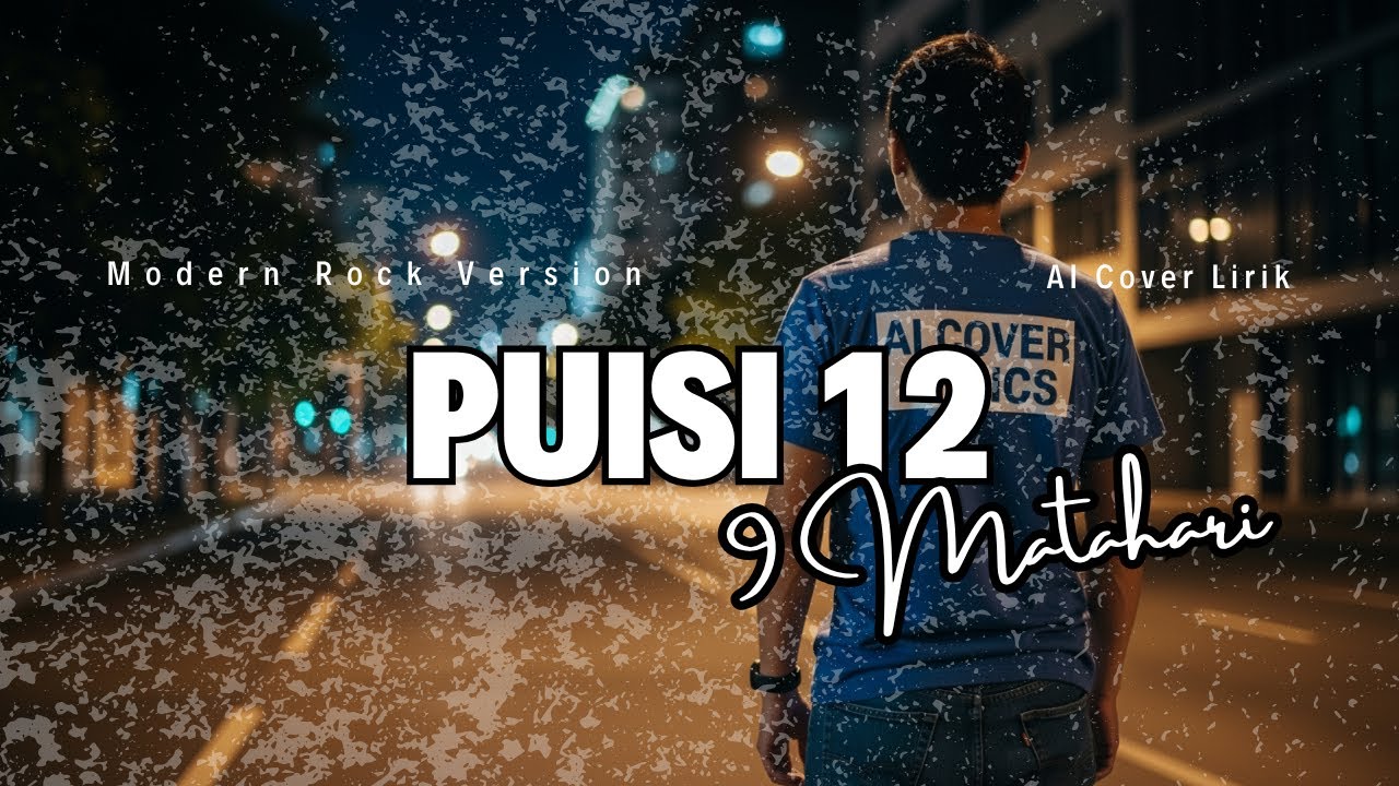 PUISI 12 - 9 MATAHARI  | Modern Rock Version 2025 - AI Cover Lirik