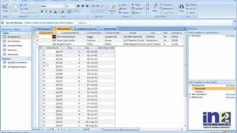 Microsoft Access 2007 Level 2 Introduction from In2 Training, Manchester