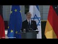 Pressekonferenz Isaak Herzog und Bundespräsident Steinmeier