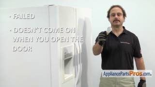 Refrigerator Appliance Light Bulb (part #5303013071) - How To Replace