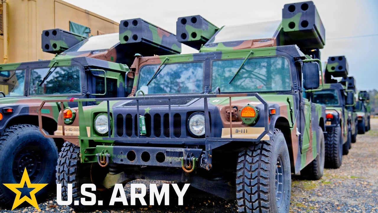 U.S. Army Avenger Air Defense Systems in Louisiana