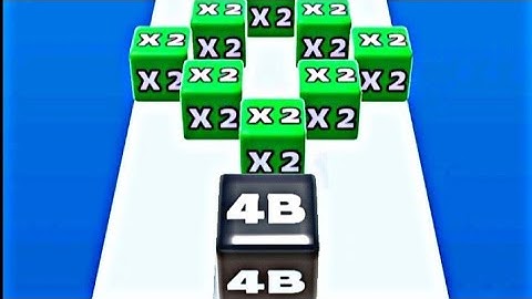 JELLY RUN 2048 - Big Update, Infinity Mode! - android gameplay-Power Games.