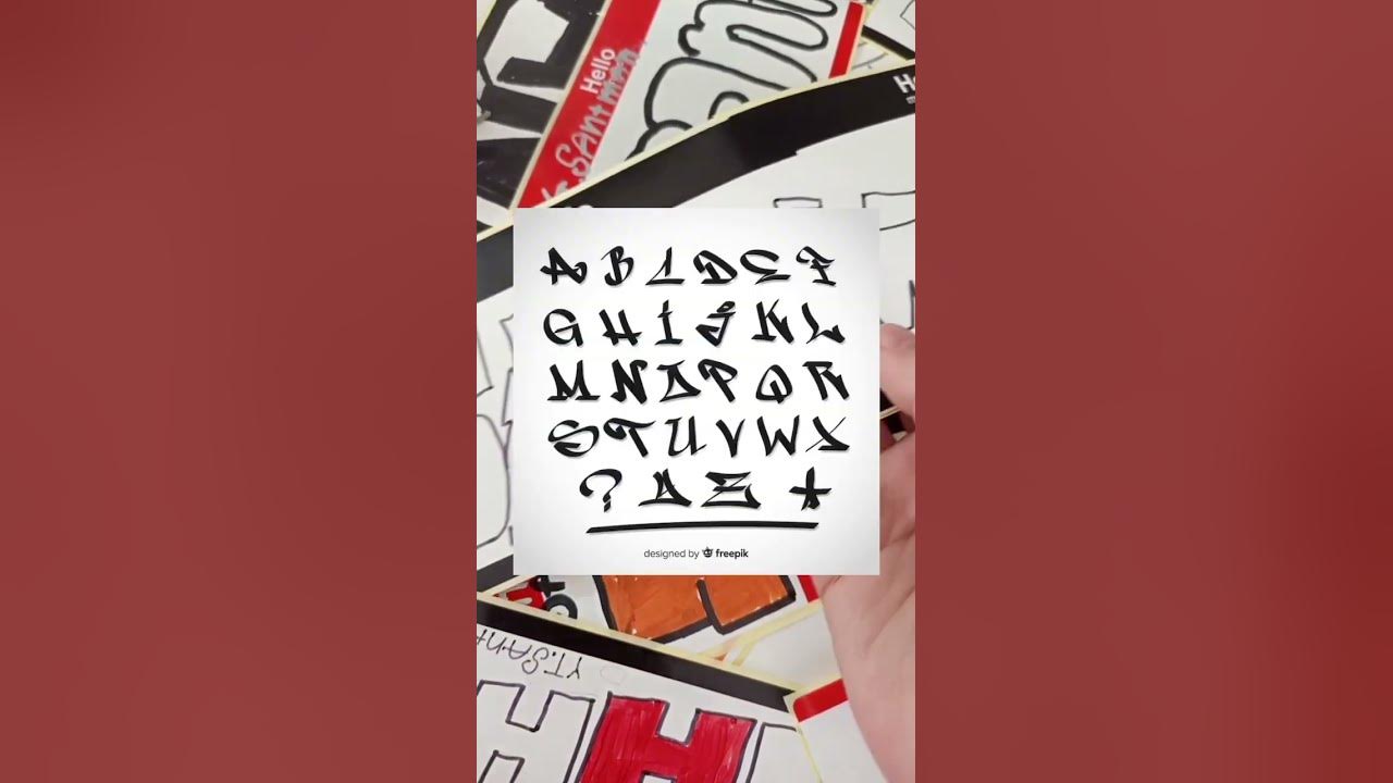 шрифты для тегинга часть 3 #graffiti #графити #граффити #тегинг # ...