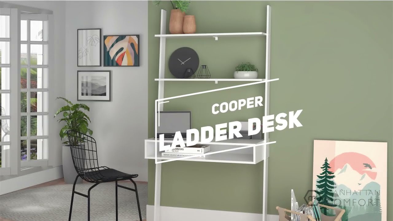 Manhattan Comfort Cooper Ladder Desk