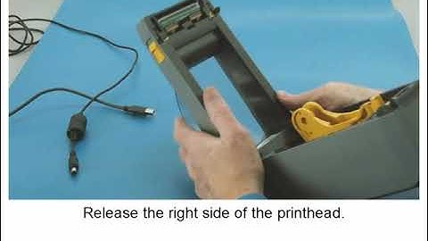 ZD410 - How to Change the Printhead