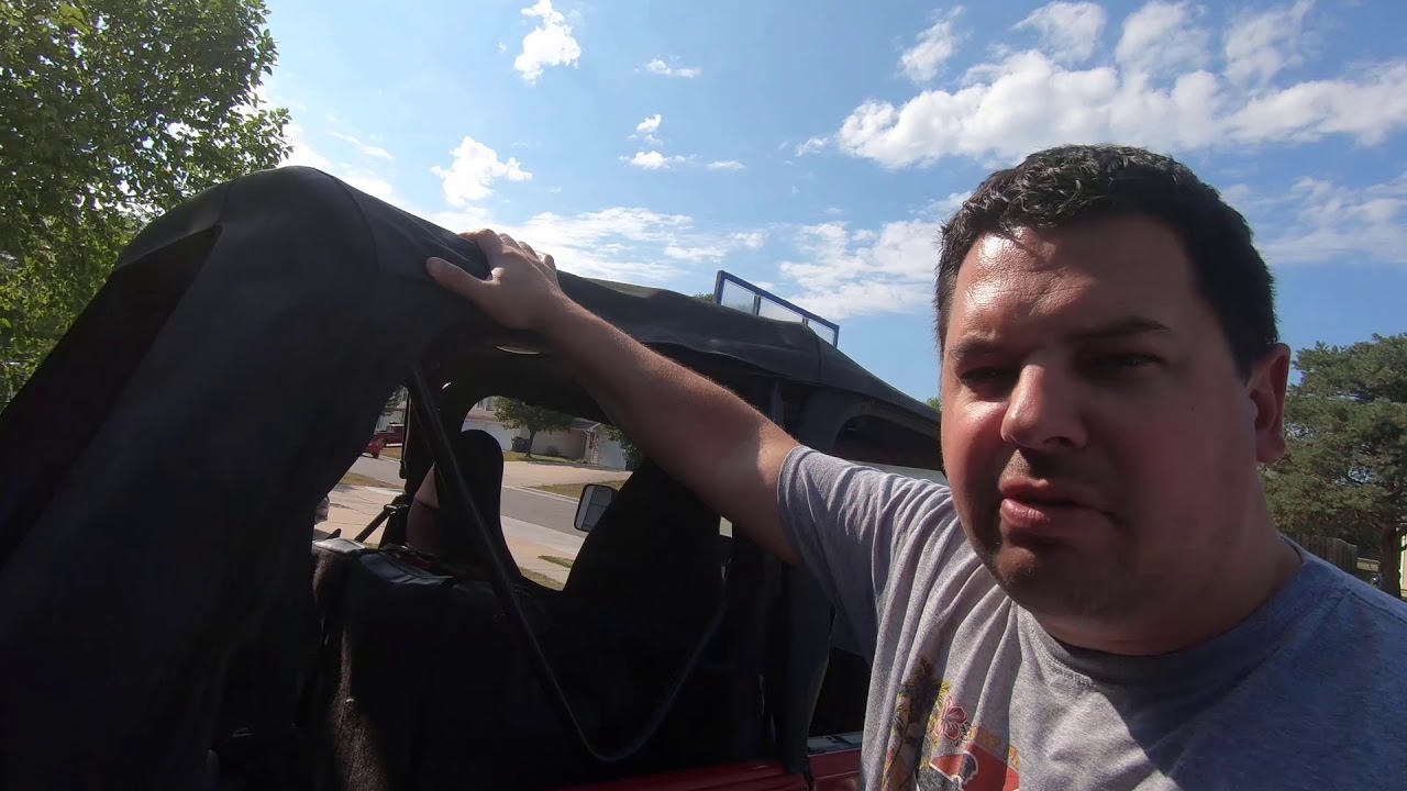 Smittybilt C.RES System Cargo Net for Jeep Wrangler TJ-Install