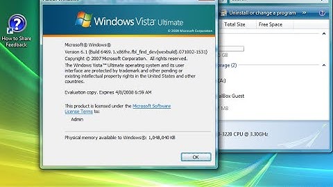 Windows 7 build 6469 in VirtualBox with Aero!