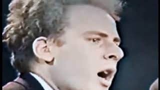 SIMON and GARFUNKEL  "SOUND OF SILENCE"  2 CLIPS - LIVE