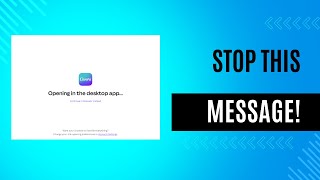 How to stop the open in desktop notification in Canva screenshot 3