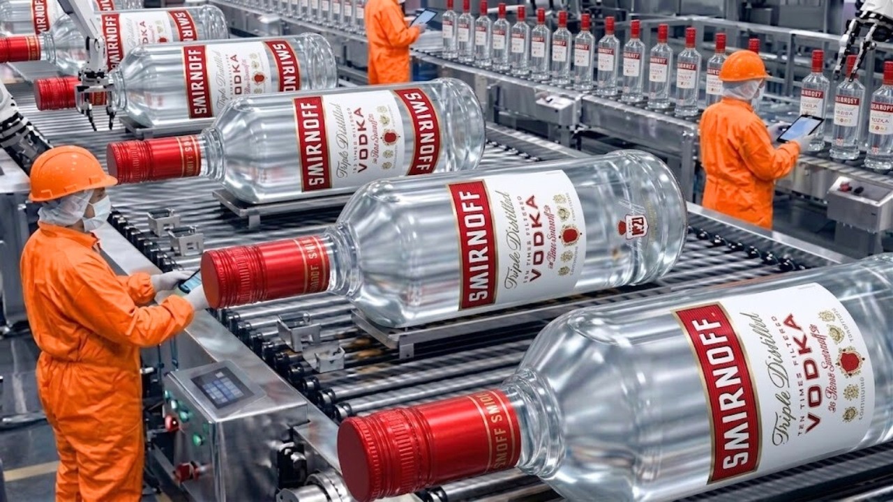 The vodka production process at the factory: the secret that few know ...