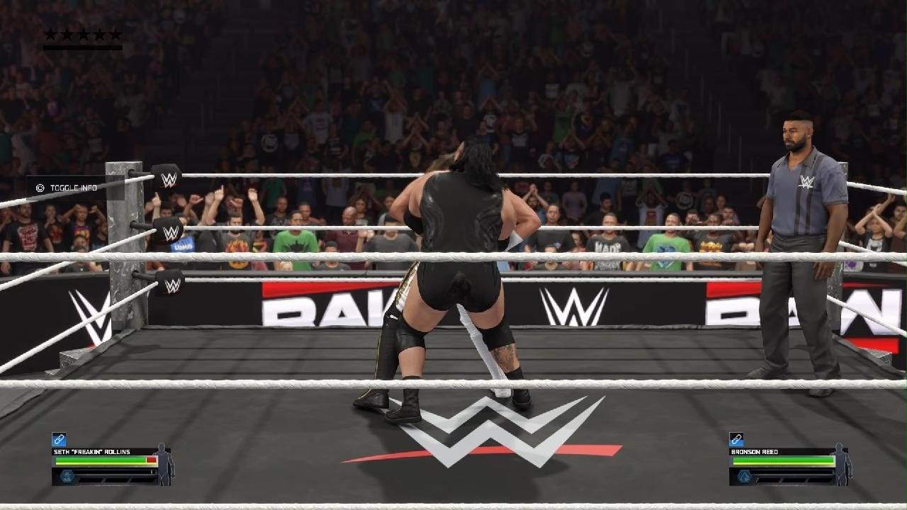 WWE 2K25 Seth Rollins vs Bronson reed