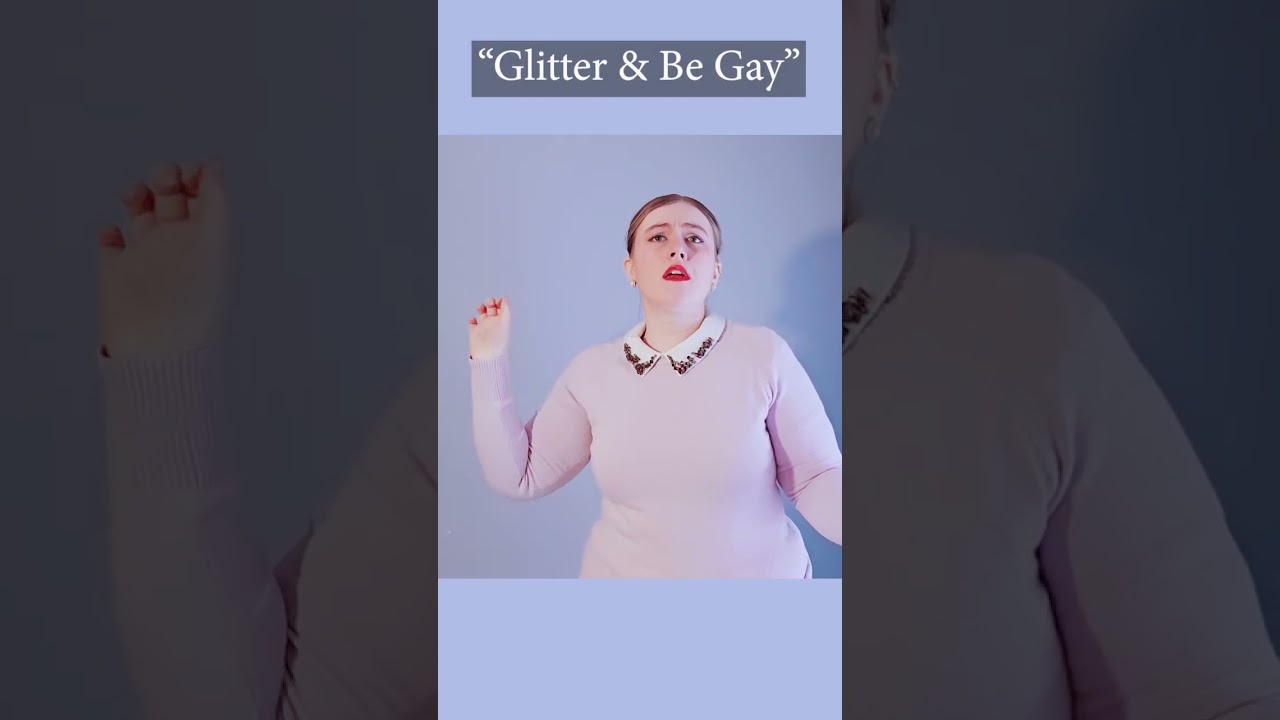 Glitter and Be Gay  #musicaltheatre