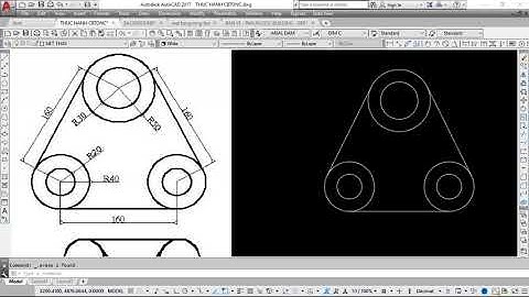 Thực hành vẽ AutoCAD 2D từ cơ bản đến nâng cao | Bài tập 10