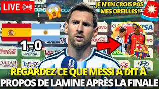 🚨BOMBSHELL! SEE WHAT MESSI SAID ABOUT LAMINE YAMAL AFTER THE FINAL! YOU WON'T BELIEVE WHAT HE SAID!
