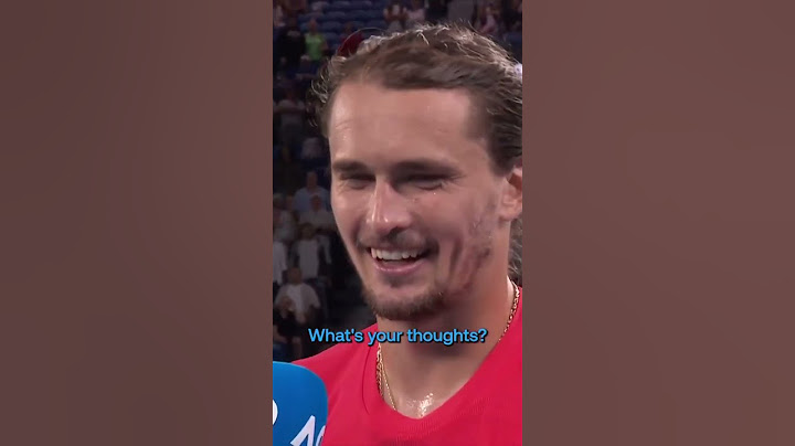 Alexander Zverev RIPS into his brother after Australian Open win 🤣 #AusOpen #Shorts