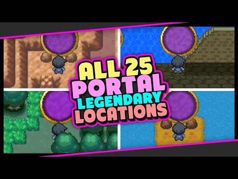 POKEMON UNBOUND ALL PORTAL LEGENDARY LOCATIONS GUIDE