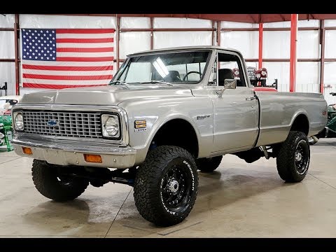 1971 Chevy K 10 Silver - YouTube